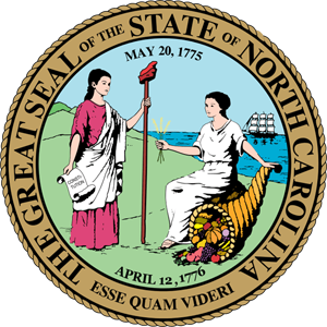 NC State Seal for Dragonflies and Daisies at Firefly Farm