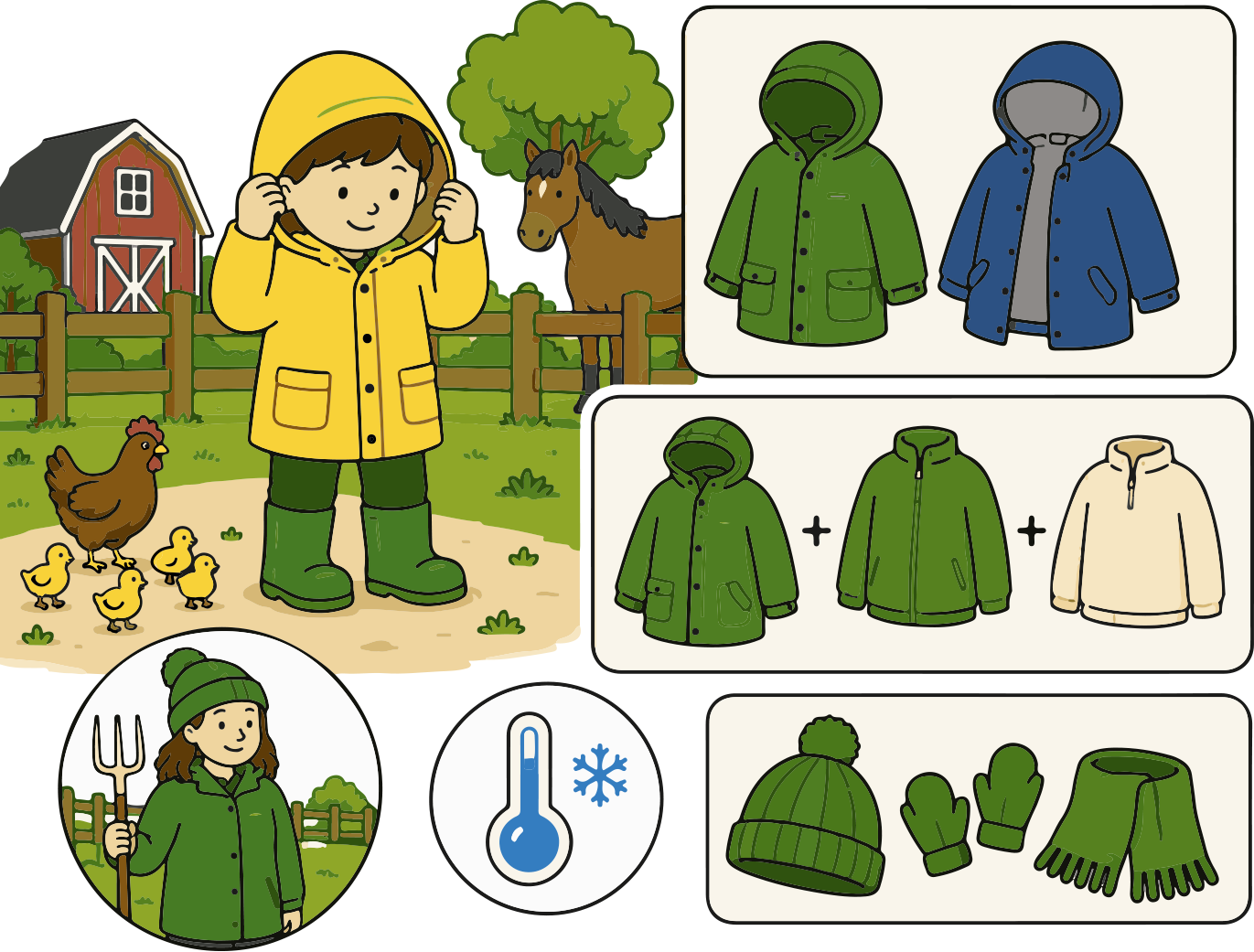 Dragonflies and Daisies Outdoor Essentials - Rain Coat